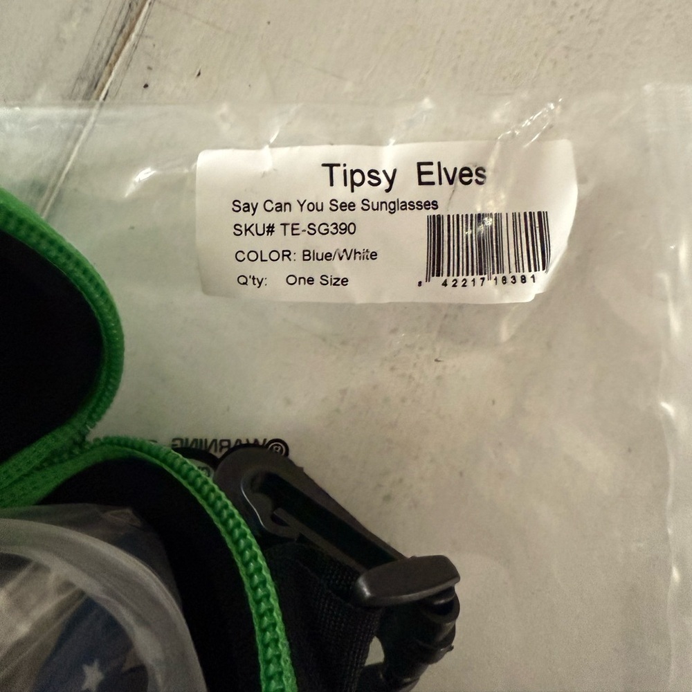 🎀PICK 5/$25🎀 TIPSY ELVES SAY CAN YOU SEE SUNGLASSES 🇺🇸 - Picture 5 of 8
